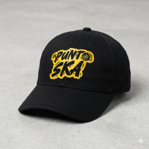 Gorra Trucker Negra "El Punto Ska" - Edición Vinilo
