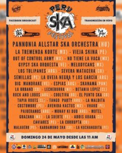 2020-05 Perú Ska Festival - Mayo 2020