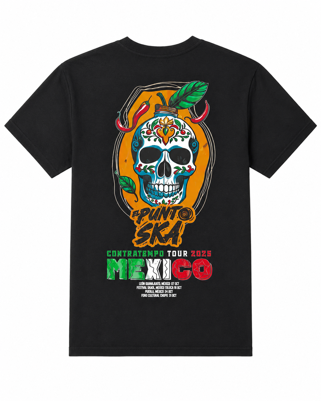 Camiseta Conmemorativa Contratempo Tour 2025 - El Punto Ska